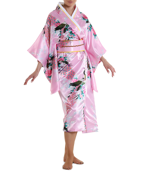 Кимоно юката розовое